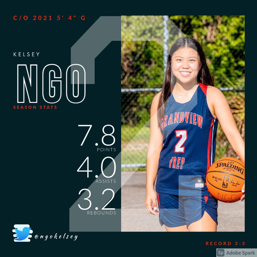 GVPBasketball's tweet photo. Kelsey Ngo - 5’ 4” G - (2021)
Grandview Prep 

@PBCBBallForum @EraPrep @FutureDraftStyl  @pbphighschools @Opp_Sports_Ent 
@PGHFlorida 

2020-21 Mid-Season Stats (6 Games) https://t.co/5mygs2t9nO