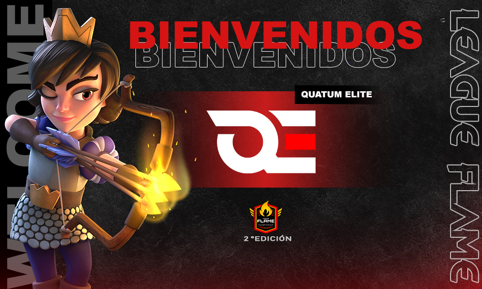 [#ClashRoyale]
63/64
Le damos la bienvenida a un poderoso equipo , desde México llega <a href="/QuantumsElite/">Quantums Elite</a> , vienen aquí para llevarse el campeonato de esta 2 edición , podrán hacerlo?