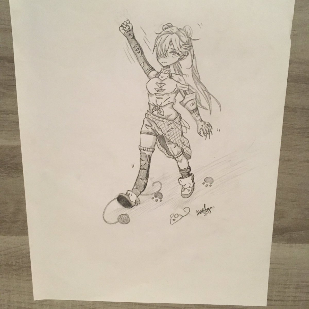 GoversMae's tweet image. Hier een noice tekeningetje #anime #drawing #tekening #catgirl #anima