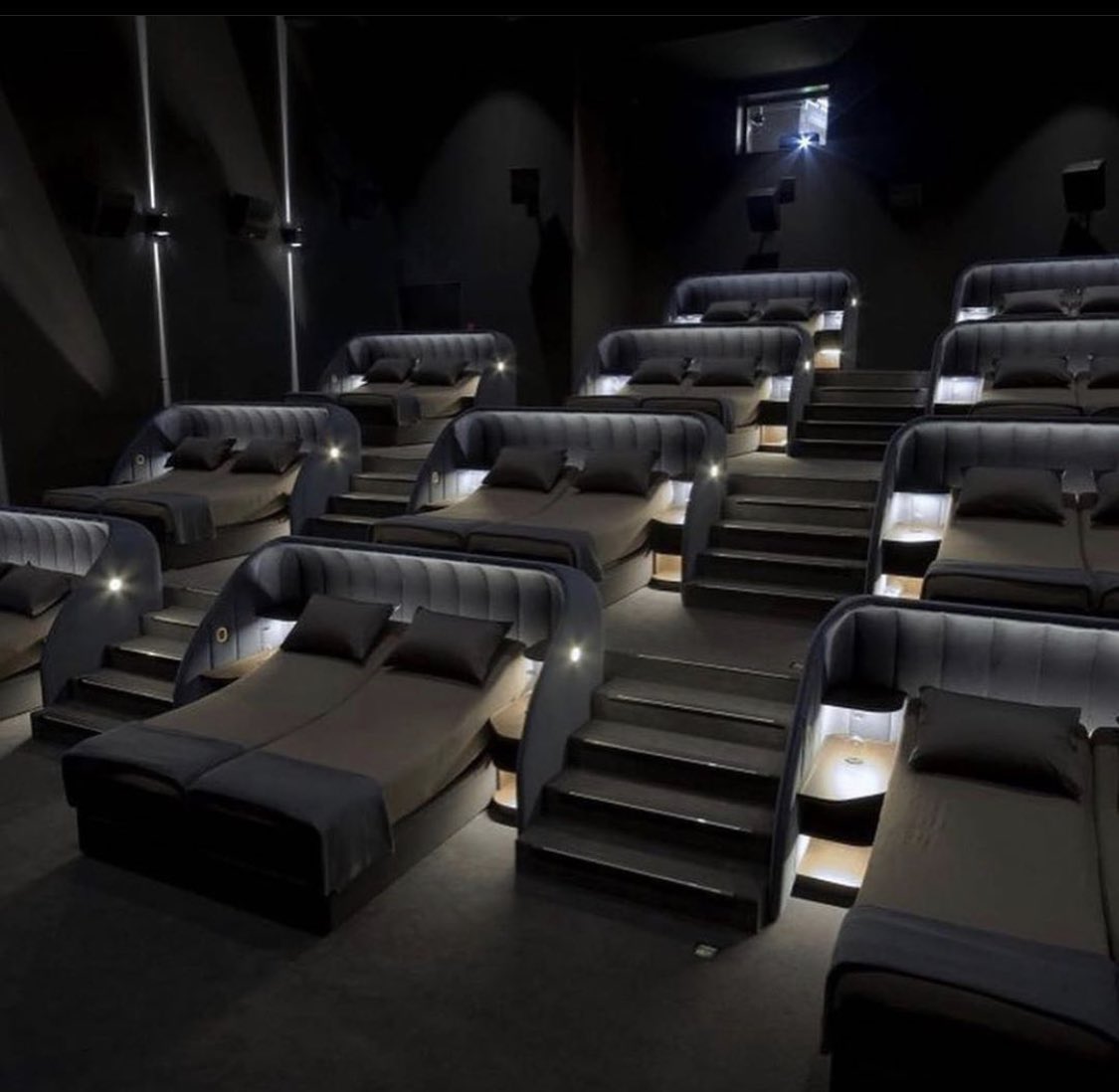 What movie you watching in this indoor cinema? 😍