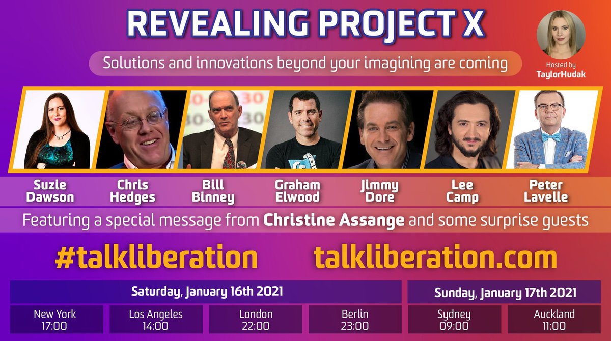 THREAD: The launch of PROJECT X - a new social media for the people, by the peopleLaunched 16 Jan 2021 #TalkLiberation  https://talkliberation.com/&nbsp;