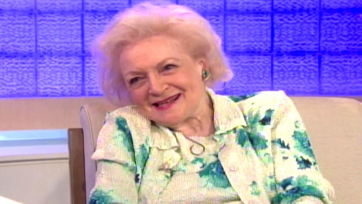 NLCarolynMuse's tweet photo. A #HappyBirthday to film/television actress, comedian, book author, and philanthropist Betty White (99)! @SilverAgeTV #LifewithElizabeth #DatewiththeAngels #MatchGame #Password #TheMaryTylerMooreShow #MamasFamily #TheGoldenGirls #TheGoldenPalace #LakePlacid #HotinCleveland https://t.co/0wZjmnojOj