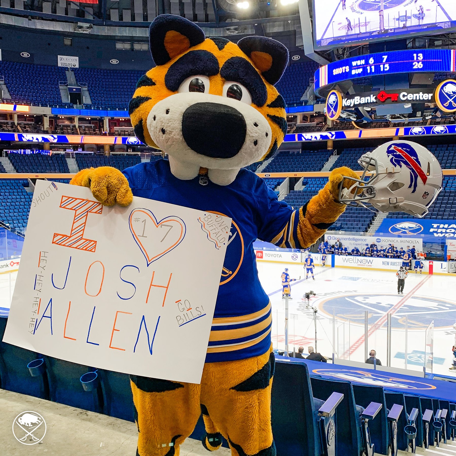 Buffalo Sabres - Tooth has something special planned tonight! Get to the  game early & don't miss: 🔹Pennant Giveaway 🔹Alumni Autographs 🔹Pregame  Ceremony 🔹Sabretooth Shenanigans #Sabres50