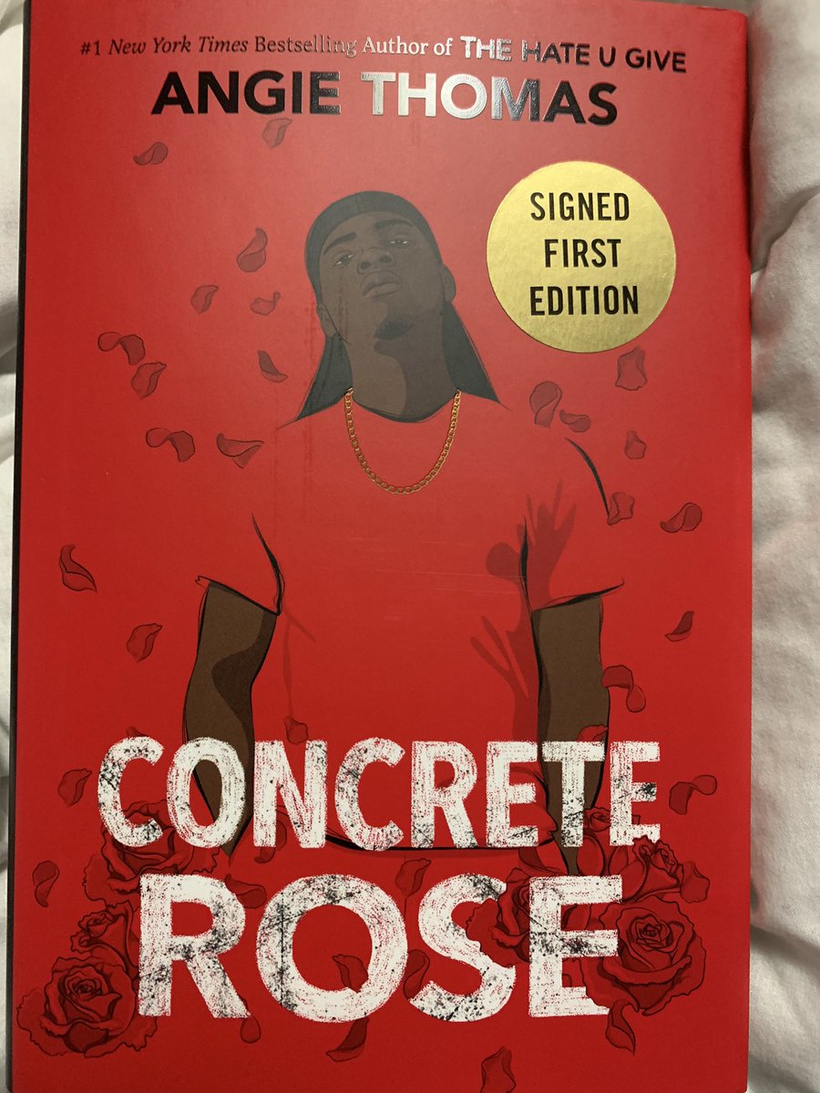 My first time getting a signed copy of a book! I’m so happy I got a signed edition of #concreterose I loved Angie Thomas’s first book The Hate U Give so I’m excited to read this one! https://t.co/VN7DqNQliZ