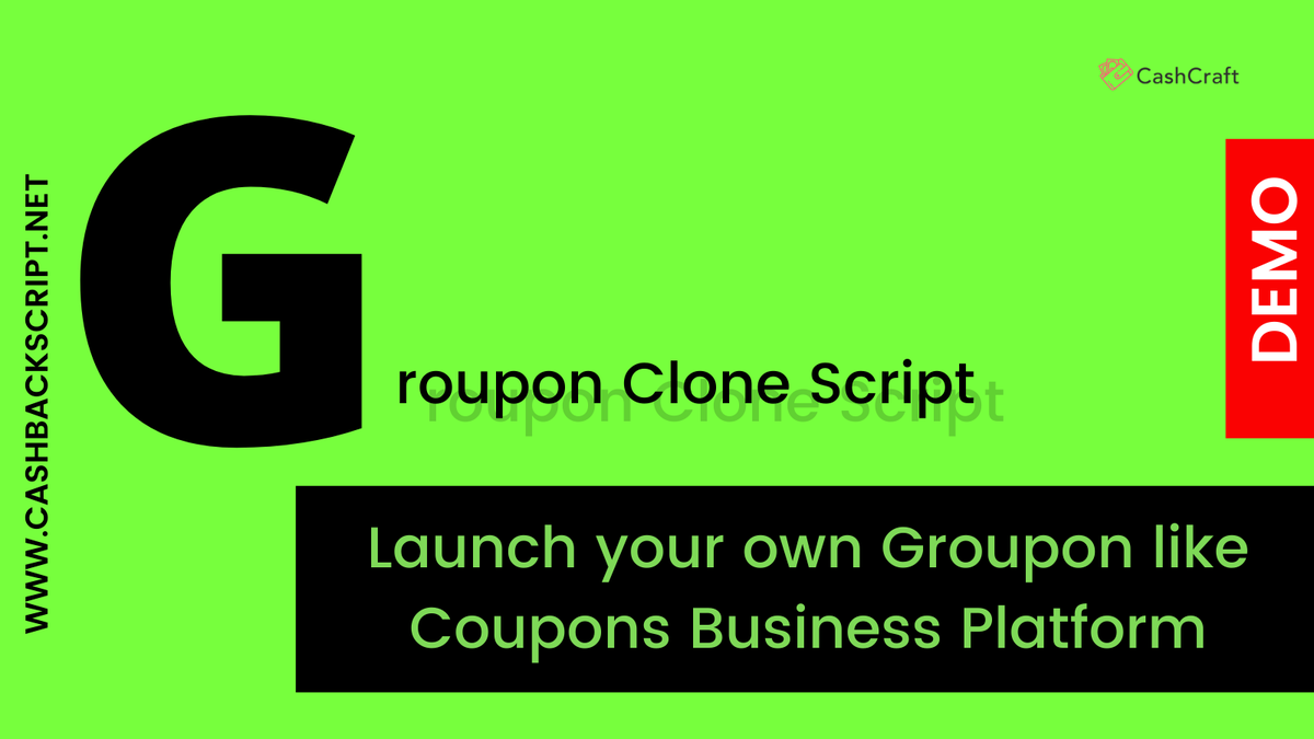 cashcraft_offl's tweet image. The Best Selling #GrouponCloneScript and #GrouponCloneApp 
Business Ready #Coupons Business Platform for both Web and #MobileApplication provided by #CashCraft
Grab it Now &amp;gt;&amp;gt; buff.ly/2SH8ONZ

#CouponSolutions #Canada #France #Germany #Ukraine #Denmark #Thailanad #Vietnam