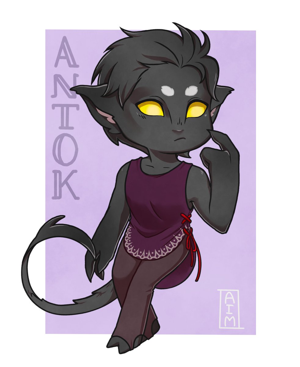 SashaDistan's tweet photo. Look at this CUTIE! I commissioned @Aimzdoodlez to draw chibi Antok for me from my #galraweek fic Desperation https://t.co/UhM36oQX5h feat. Antok/Kolivan and good first time sex.
Aimz was a joy to work with and y'all should go comm them bc they're awesome. https://t.co/2ejxMT5aPG