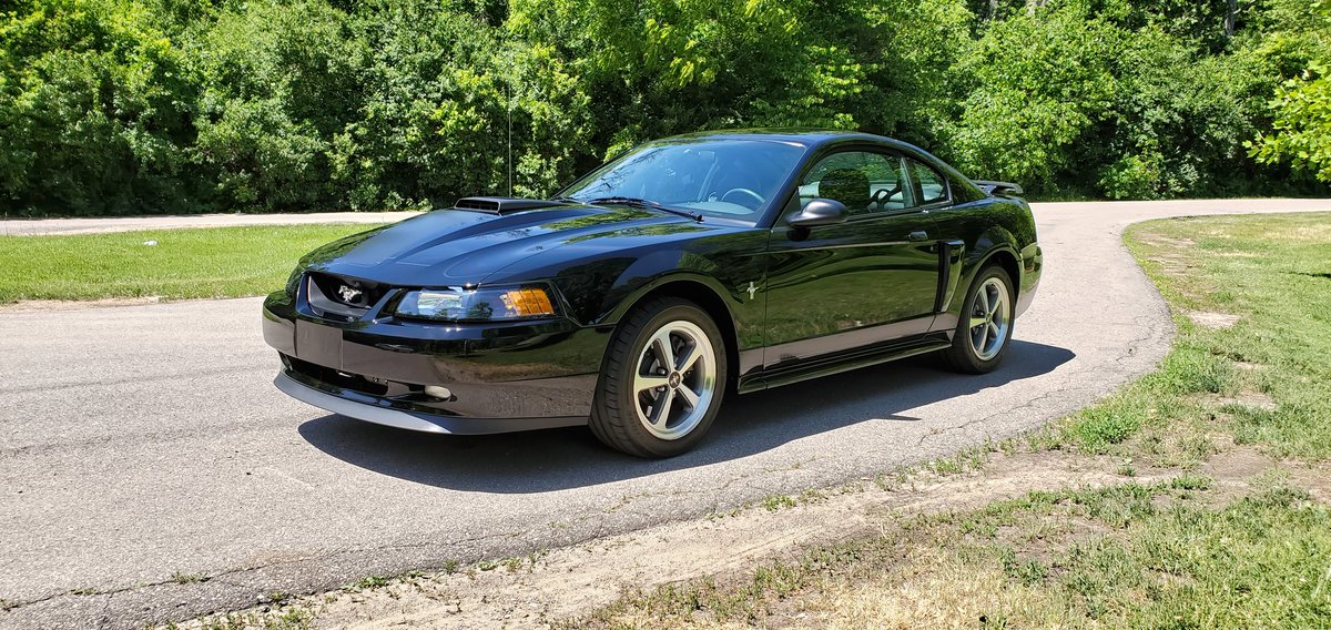 Car_Sick_Nick's tweet photo. @mecum @ScottHoke1 @CarKraman #MyCarStar 2003 Mustang Mach1 untouched, all original. https://t.co/plthsgouuD