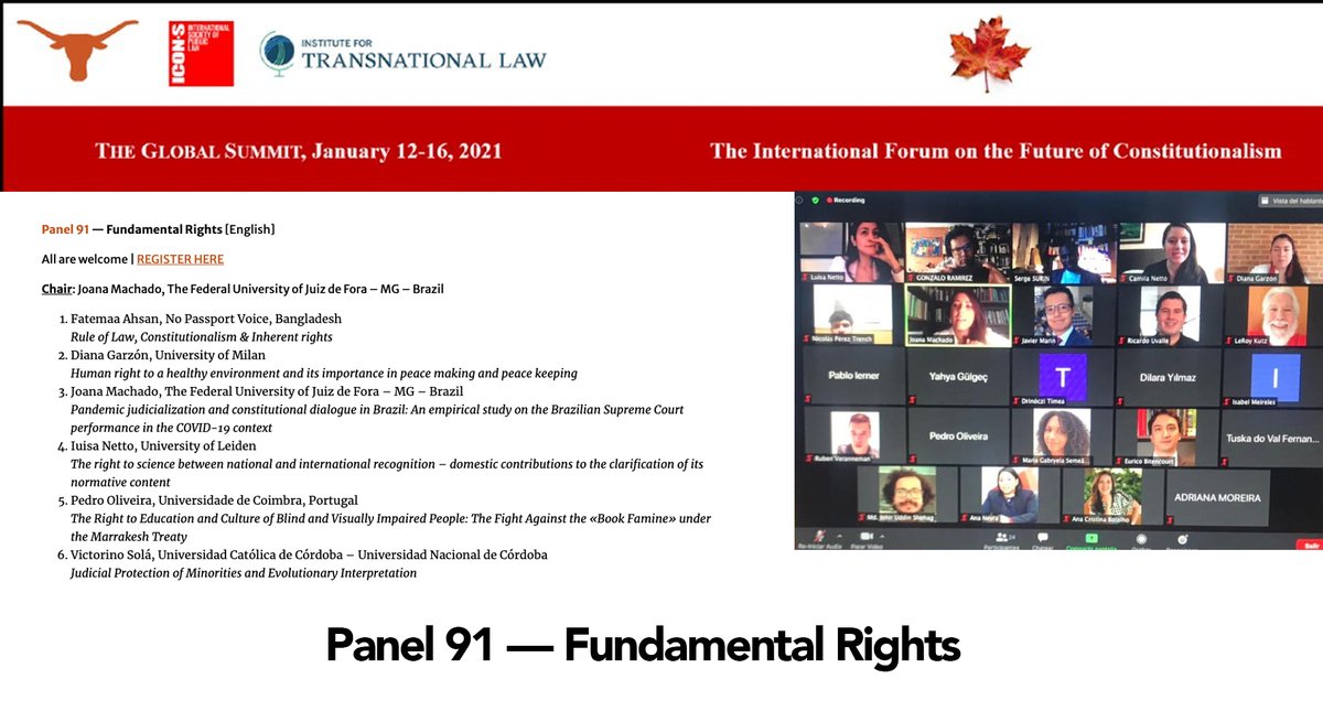 joana_machado's tweet photo. Last, but not least, our Panel on Fundamental Rights! What a great conversation we had there! Really amazing! Thanks to all members and our engaged audience! Thanks to the fantastic team that put together #TheGlobalSummit https://t.co/lsJJdFep2X