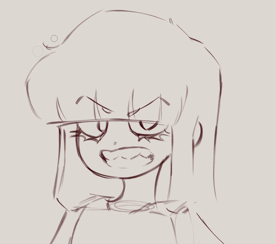 Changed flytrap's design just a bit what do you think (only will change her face if i go through with it, first drawing is the new design) 