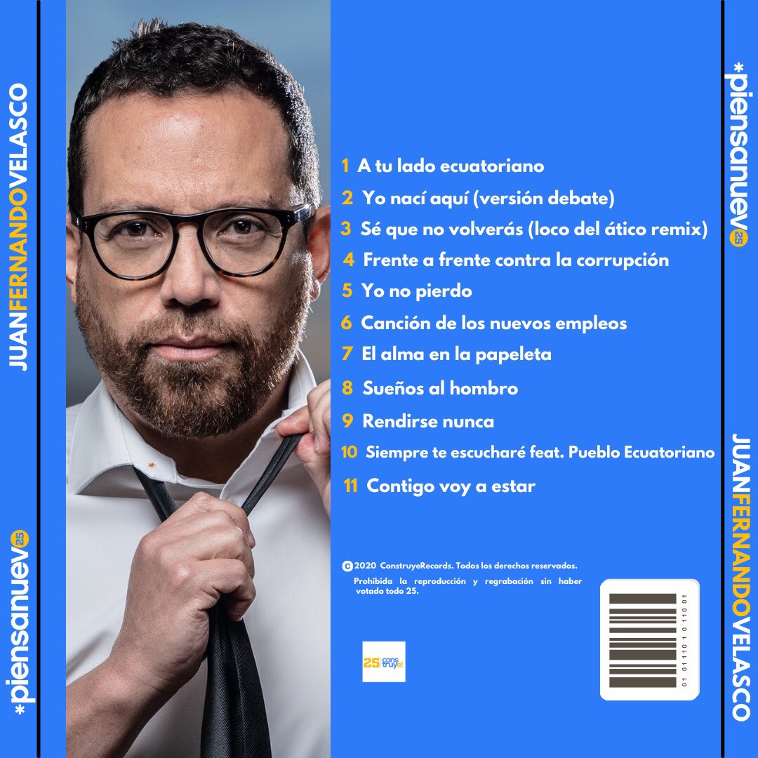 Empieza a repasar los temas de Juan Fernando Velasco para el #DebatePresidencial2021 de hoy!
<a href="/juanfervelasco/">Juan Fernando Velasco</a> 
#PiensaNuevo #Constryue25