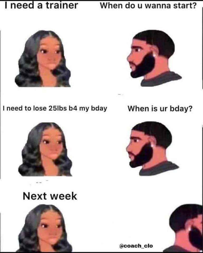 HollinsFitness's tweet image. #personaltrainerproblems man YOU HAVE NO IDEA. 🤦🏿‍♂️😂😂😂