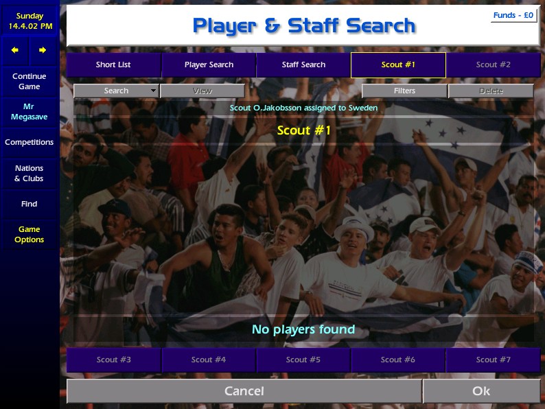 We rescue a point against Lulea with a late comeback, but whilst Sune and Ola are cracking open the vodka, I tear into the pair demand some players. We were able to name just 3 subs and our only GK departs in a month. Ola agrees to stop looking for kids!