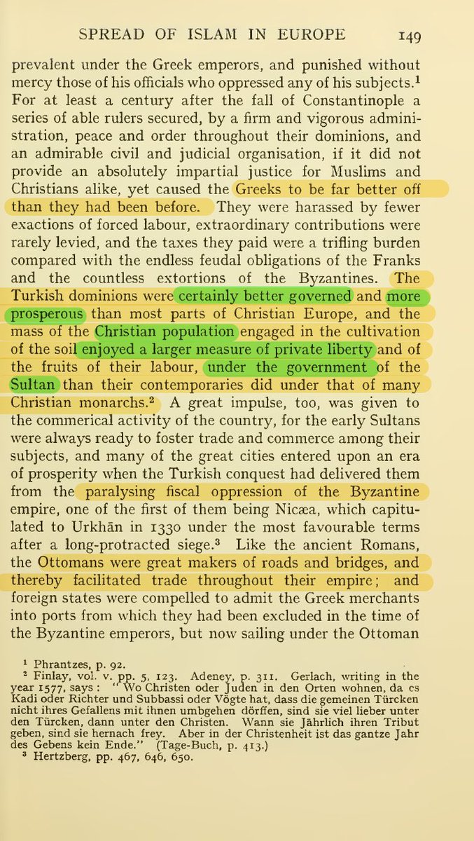 La justice sociale offerte était la meilleure que les sujets chrétiens et juifs qui résidaient sous l'Empire islamique ont fini par être bien "plus prospères" sous les lois islamiques que sous leur propre règne.Thomas Walker, The Preaching of Islam p.159