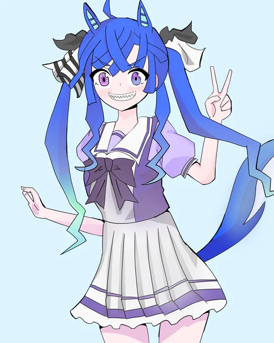 #お絵かき12日目ウマ娘二期めっさよかった。今までで一番時間かけて頑張って描いた気がする。 