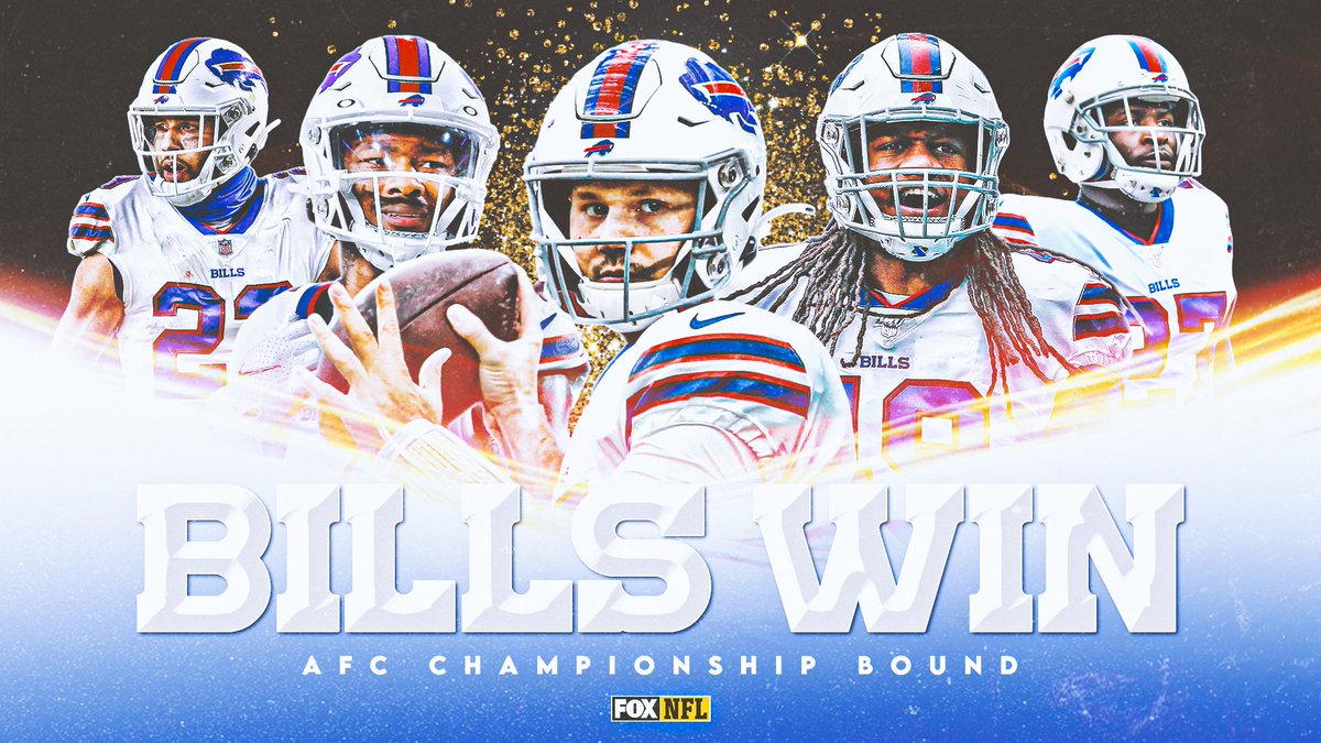 FOX Sports: NFL on X: 'AFC CHAMPIONSHIP BOUND! For the first time since  1993, the @BuffaloBills will play in the AFC Title game! #BillsMafia   / X