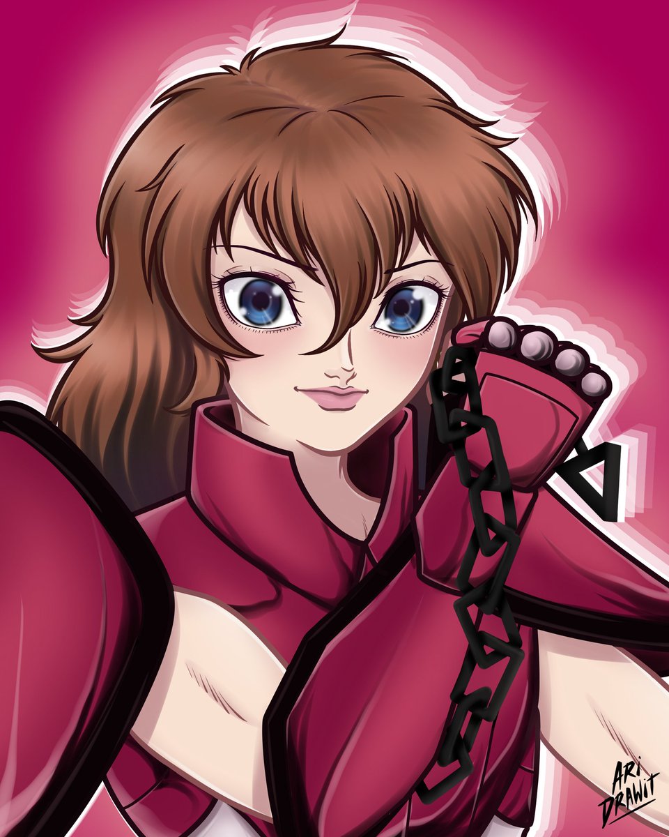 Ari Drawit On Twitter Andromeda Shun But With Hair And Eyes Color From The Manga I Like How Saint Seiya Omega Add Black Details To The Andromeda Armor Saintseiya Knightsofthezodiac