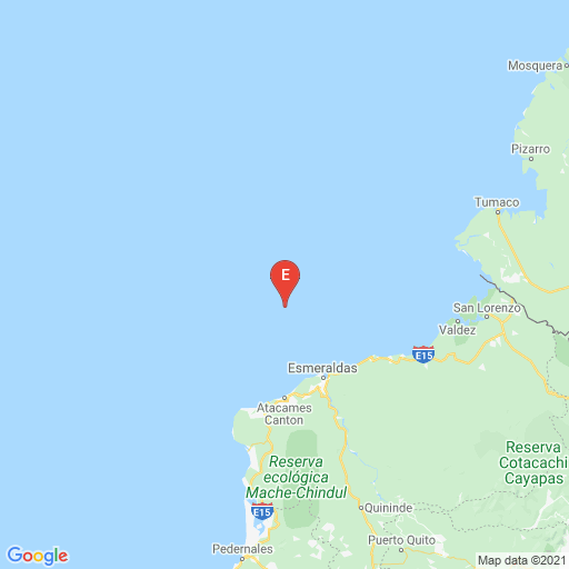 IGecuador's tweet photo. #SISMO ID: igepn2021bdmq Revisado 2021-01-16 22:19:43 TL Magnitud:3.58 Profundidad: 6.16 km, a 43.55km de Esmeraldas,Esmeraldas,Latitud: 1.3105 Longitud:-79.8418 Sintio este sismo? Reportelo! en https://t.co/IZyKDDdwNQ https://t.co/GHUacRgTZH