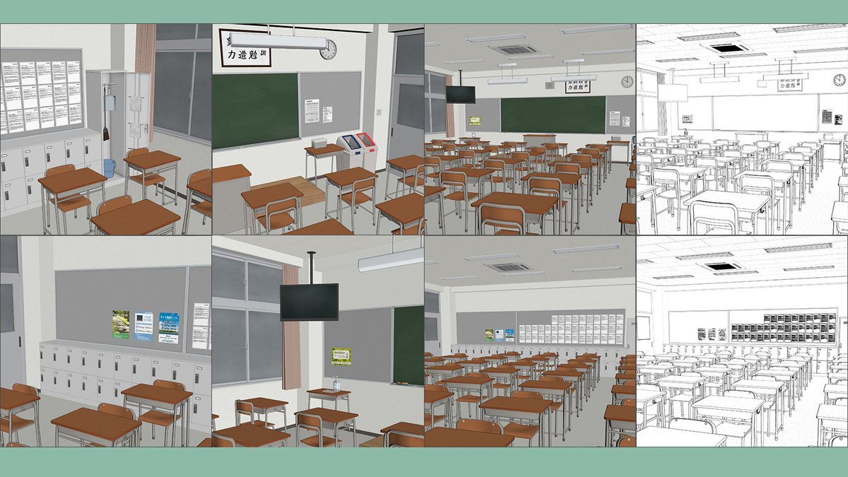 ぴよも 高校の教室の3d背景です 40人規模の教室で 机と椅子は5号サイズとなります Clip T Co 2ps0imjahr Clipstudio Booth T Co Msbz736xas ぴよも 高校の教室の3d背景です 40人規模の教室で 机と椅子は5号サイズとなります Clip T Co 2ps0imjahr Clipstudio Booth T Co Msbz736xas