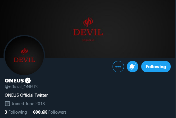 moonrise0109's tweet photo. they're almost at 601k! @official_ONEUS is on fire 🔥#ONEUS #DEVIL_D2 https://t.co/Z5u2CPpR0E