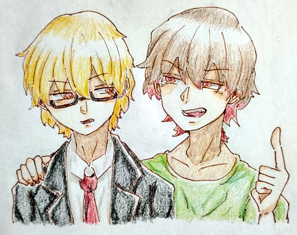 らてん 北のヤンキーさんどっちも好きです ﾟ 艸 ﾟ キヨさんは 金髪でも 赤髪でもいいな ｳﾝｳﾝ 最近 金髪だったの知った おいヾ D キヨ イラスト 実況者好きさんと繋がりたい 実況者絵描きさんと繋がりたい T