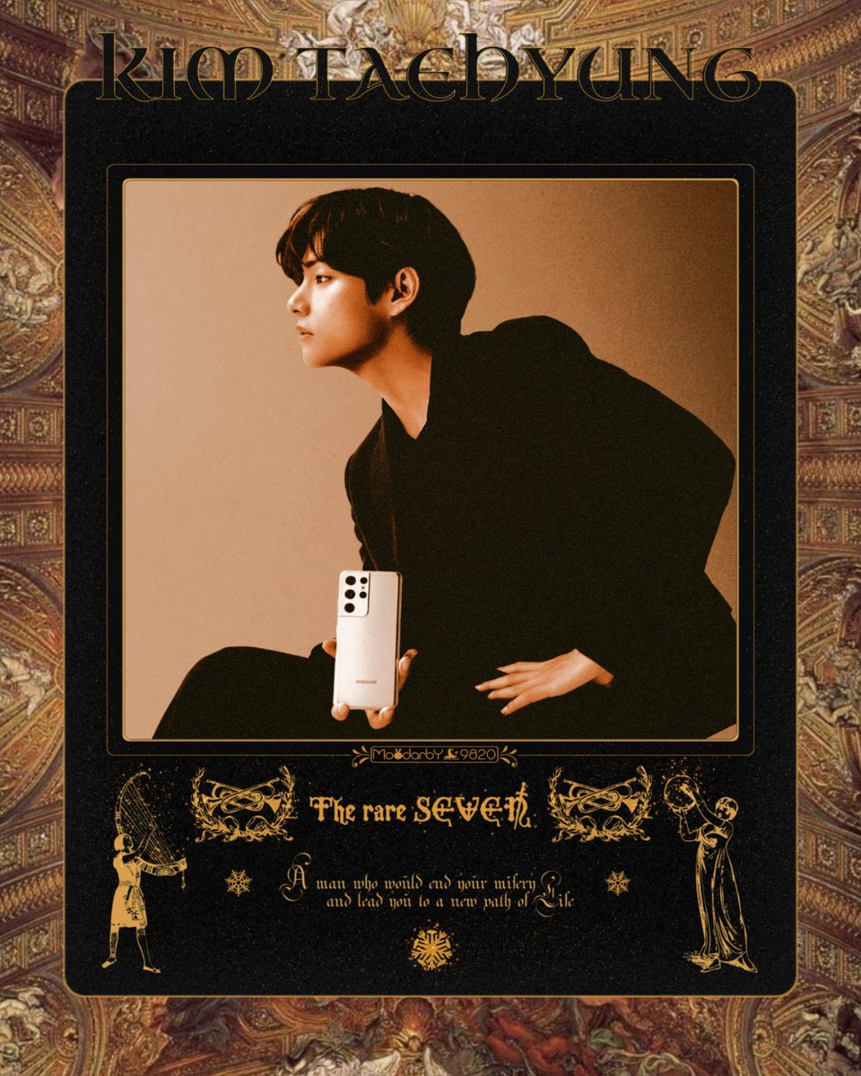 Moodarby__9820's tweet photo. [TAEHYUNG] 𝕾𝖕𝖊𝖈𝖎𝖆𝖑 𝕰𝖉𝖎𝖙
𝐓𝐡𝐞 𝐫𝐚𝐫𝐞 𝐒𝐄𝐕𝐄𝐍 ✯ 

#SamsungxBts #BTS #Taehyung #Seokjin #Jimin #Jungkook #Namjoon #Yoongi #Hoseok #RM #V #JHOPE #정국 #JIN #SUGA #지민 #슈가 #남준 #방탄소년단 #태형 #제이홉 #진

🎨 @Moodarby__9820

🌠 @BTS_twt https://t.co/aGUOVfyljB
