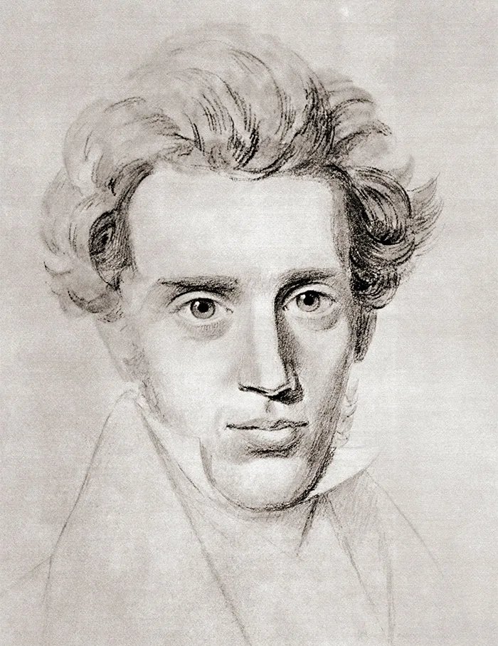 This quote by Kierkegaard illustrates how the feeling is conveyed when you realize you're a product of your environment. "Life can only be understood backwards; but it must be lived forwards."-Soren Kierkegaard