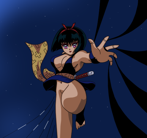 Yuraofthehairfan Sexy Yura Of The Demon Hair From Inuyasha Xd With No Panteis Xd Inu Yasha 犬夜叉 逆髪の結羅 結羅 逆さ髪の結羅 逆发结罗