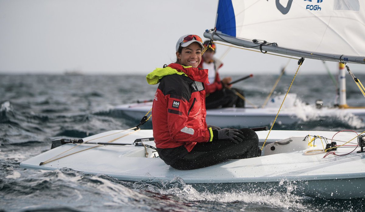 All smiles on the race course today