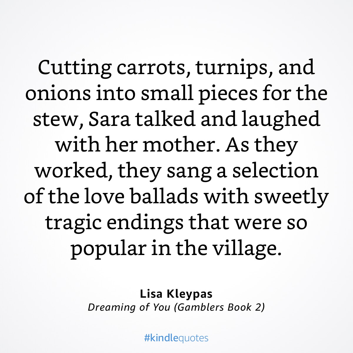 Lisa Kleypas is seriously the turnip queen, I adore her. Turnips and sweetly tragic endings!