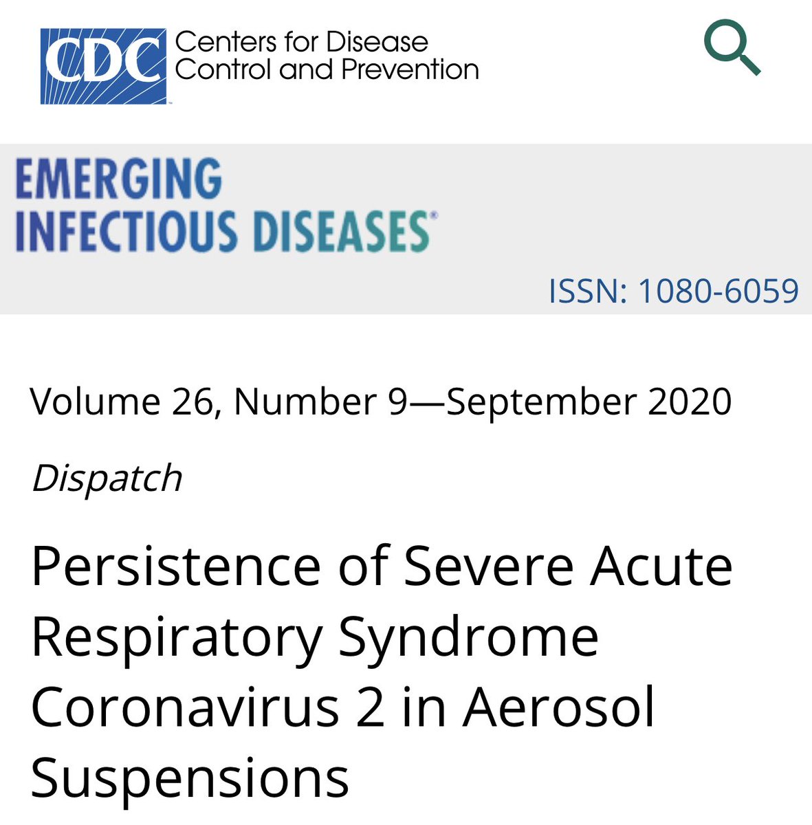 6) How sure are we about the 16 hours?Mechanically generated aerosol airborne  #SARSCoV2 retained ability to infect cells for at least 16 hrs. More hardy and robust than many other coronaviruses. Here is the CDC published journal report.  https://wwwnc.cdc.gov/eid/article/26/9/20-1806_article