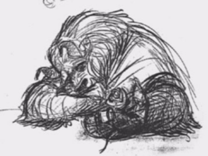 This sketch of Beast from Beauty and the Beast always resonated with me... I wanted my take and reference it for Code to see how it'd look and... yep... that's energy 