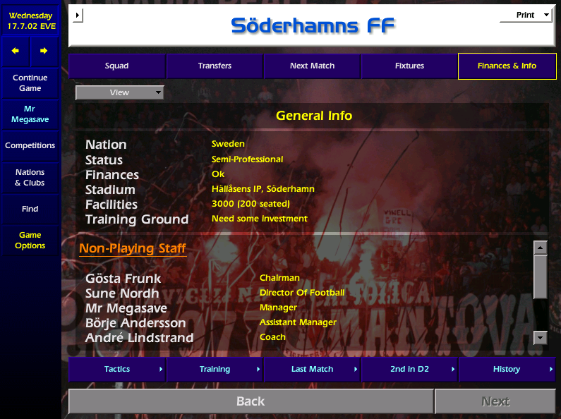Having spent most of my summer in Kurdistan at  @SlothSpartak house, I return to Sweden to find that Sune has sold striker & top wage earner Bcheri to Swiss side Delemont for £100k, for the first time we have money in the bank, it coincides with our facilities needing investment!