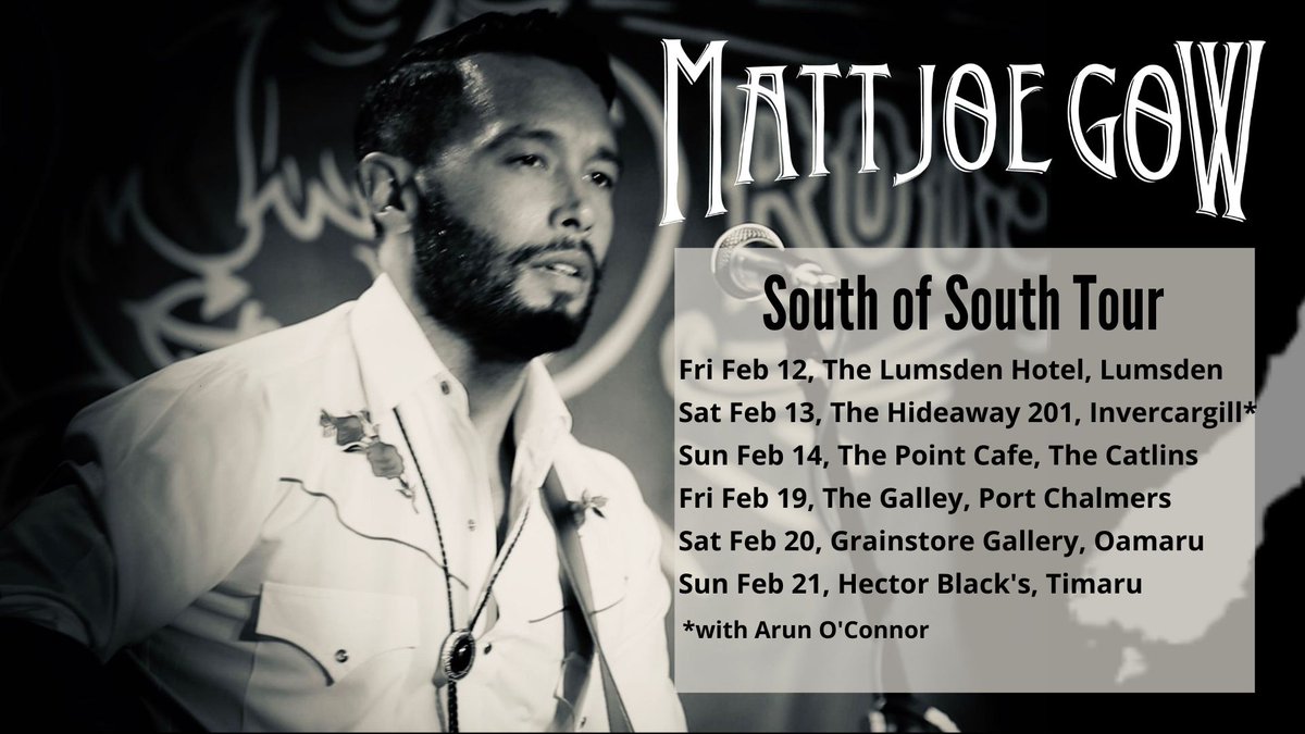 My 'South of South' tour kicks off in a few weeks, show details are at my fb page. Cannot wait to play a few shows around the deep south, hit some new spots and trial some new material, see ya soon. 

#tour #southofsouth #americana