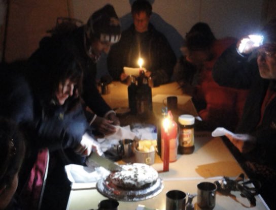 amd4_ann's tweet photo. Praying the Nepali team on K2 have a safe descent🙏I was lucky enough to to be on a spring expedition on the colder Chinese side & make it across the K2 glacier to the base camps& celebrated a birthday in Sherpa& Uighur style at the 1st camp (Chinese bc).#privilegedfew #K2 https://t.co/KbZ9a1az7y