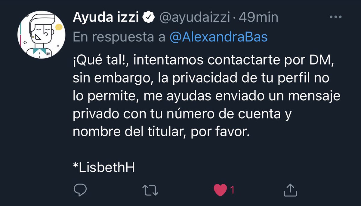 AlexandraBas's tweet image. ENVIADO @ayudaizzi @izzi_mx exijo solución a la brevedad! Esto es un abuso