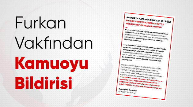 @TurkishIndy @nebevidavetci Furkan Vakfı ve Furkan Gönüllülerine yeni bir kumpas girişimi! 

furkanhaber.net/ankarada-seria…