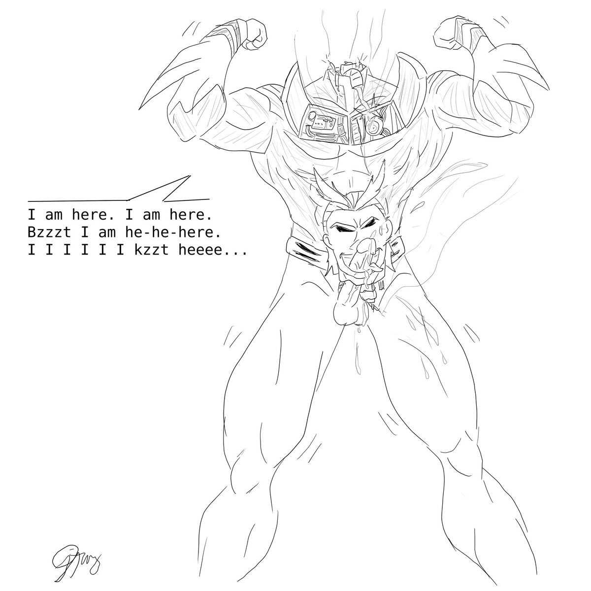 cyb3rm0nk69's tweet photo. I love superheroes, I love robots, and I love wrecked robot toys! Presenting #DestroyedSuperheroBots, my fave supes as broken, overloaded, happy androids. All Might flaunting his mighty abilities #robot #android #asfr #maleasfr #gayasfr #damage #mechabare #robogore https://t.co/hchkEyEyBo