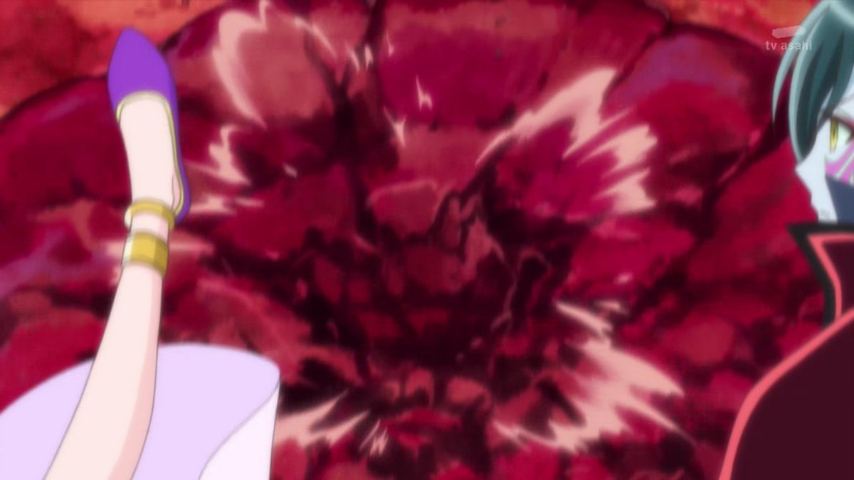 キュアとれいん かかと落としのこの威力よ Precure