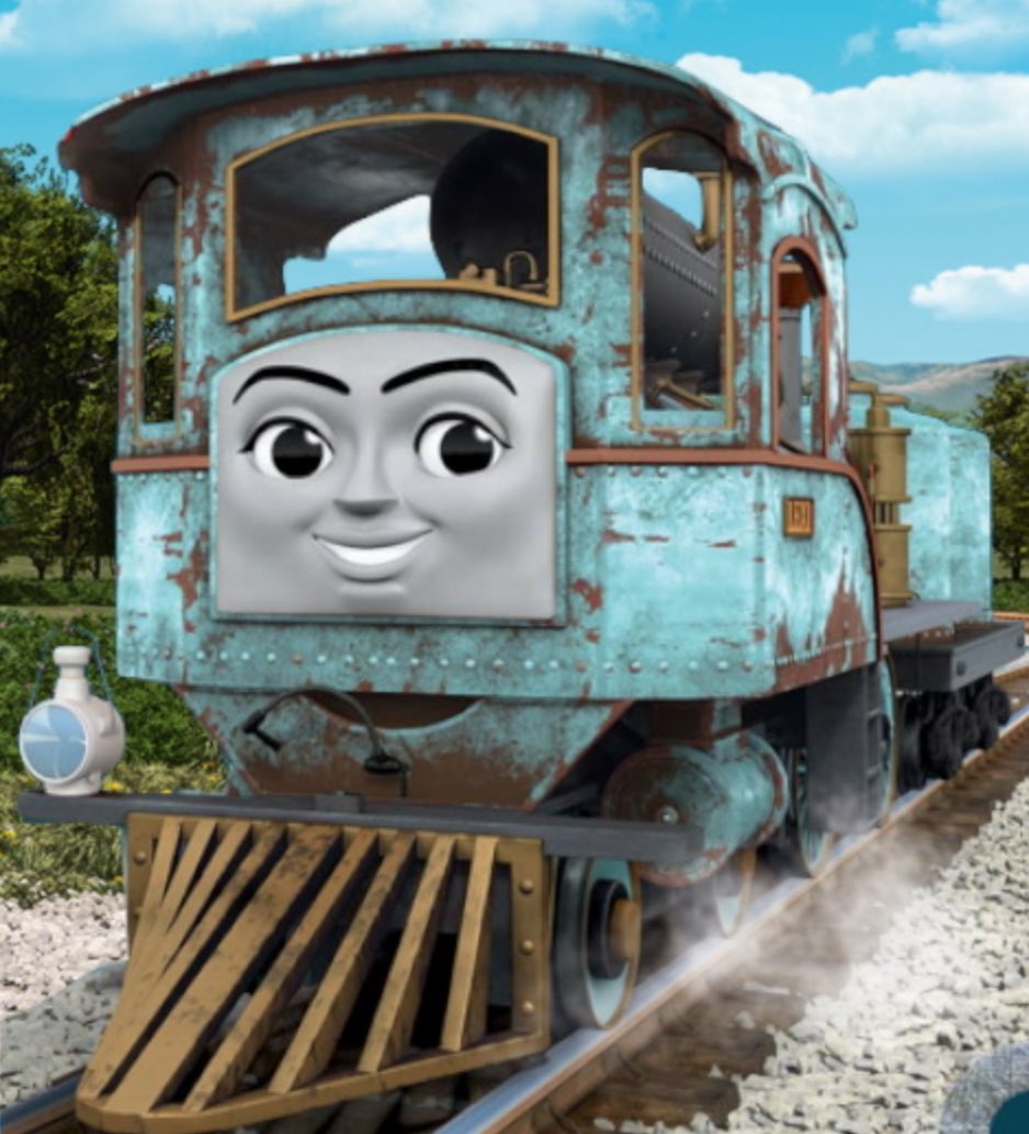 First of all, she’s unique.Look at her: she’s a cab-forward engine with a rusted sky blue paint job and runs on these two barrel things on her little fuel car.We’ve never seen a character like Lexi before or since in the show’s history, and I love how she stands out.(2/?)