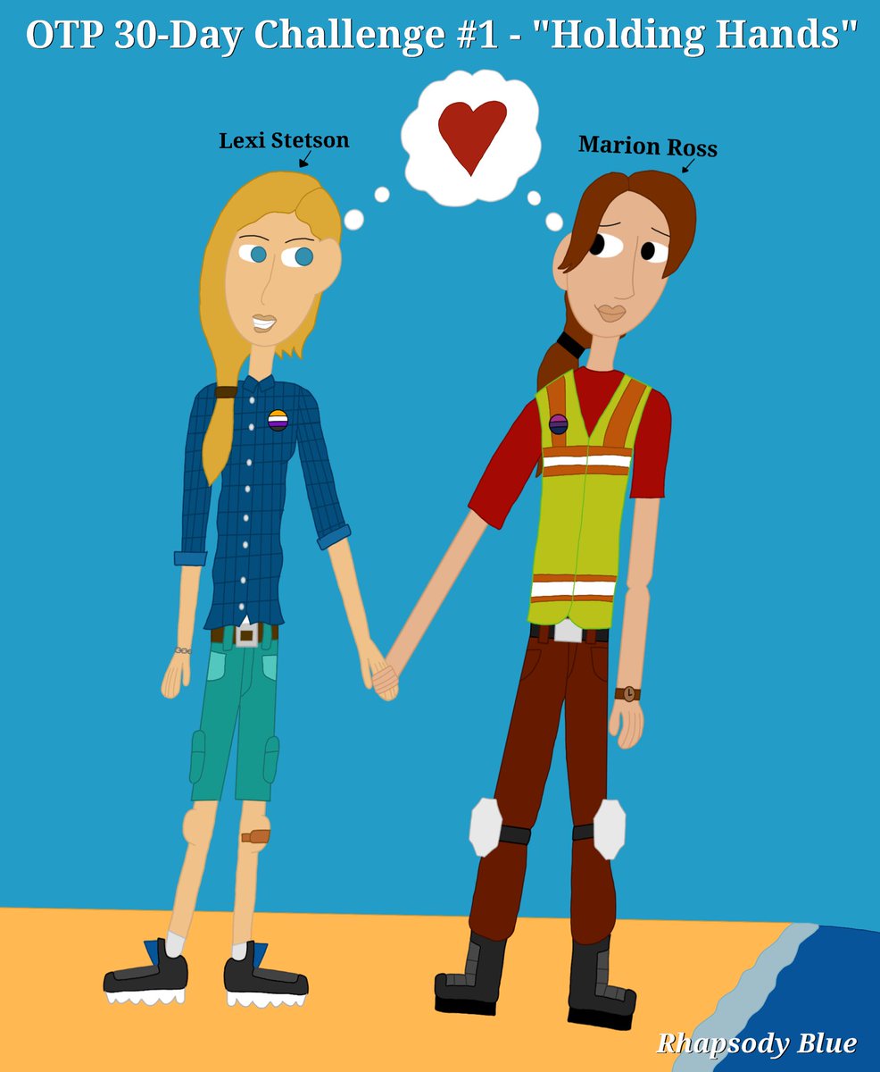 I love Lexi so much that she appears frequently in my human AU since the very beginning; most of the time with Marion due to my aforementioned shipping of them.(7/?)