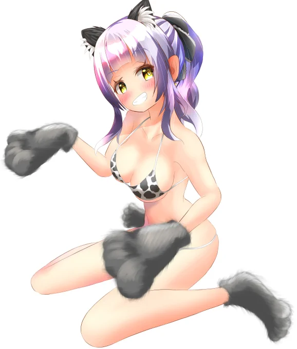 シオンちゃん60万人おめでとー!何かがいつもと違って大きいですが丑年でめでたいのでご愛嬌!大きいシオンちゃんが見てみたかったの...#シオンの書物 #紫咲シオン 