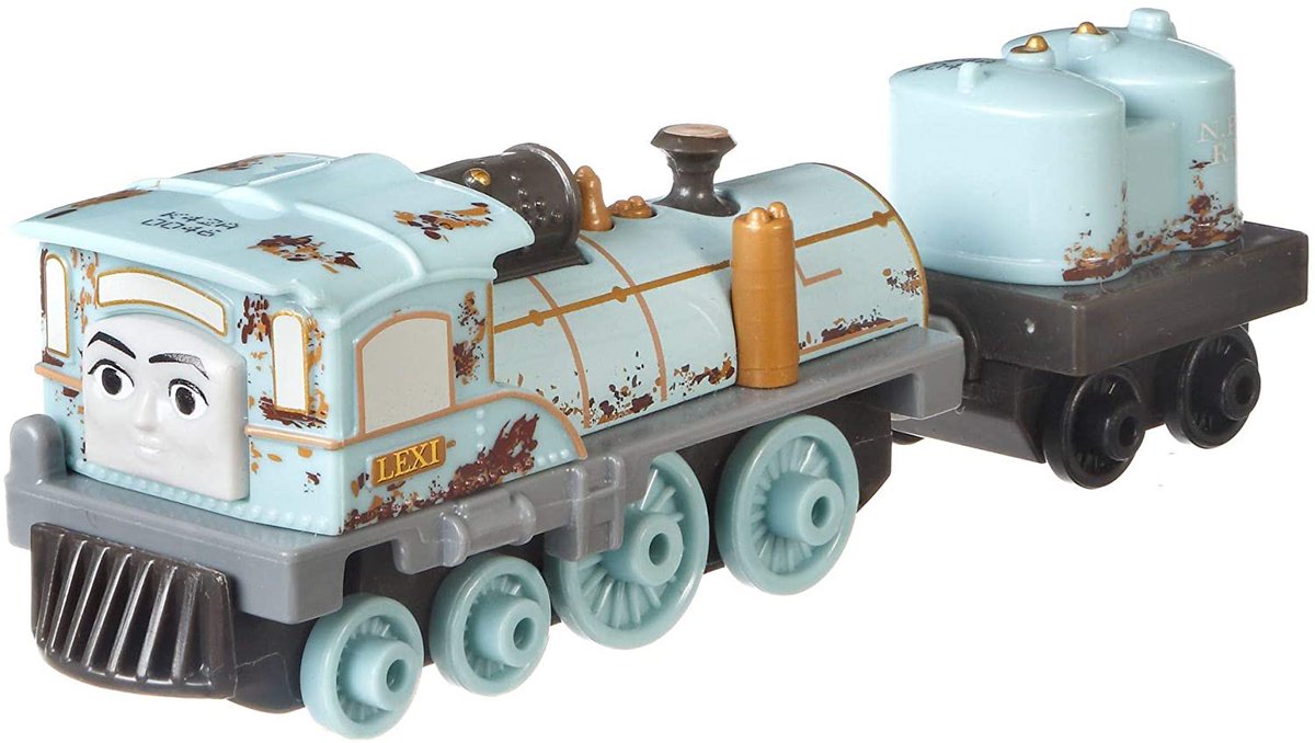 She’s also the only Thomas character that I have in all the merch lines she appeared in; Trackmaster and Adventures.It sucks that they didn’t do a Wooden Railway version of her, which I always imagined looking similar to  @StreakSmeargle’s awesome concept design.(9/?)