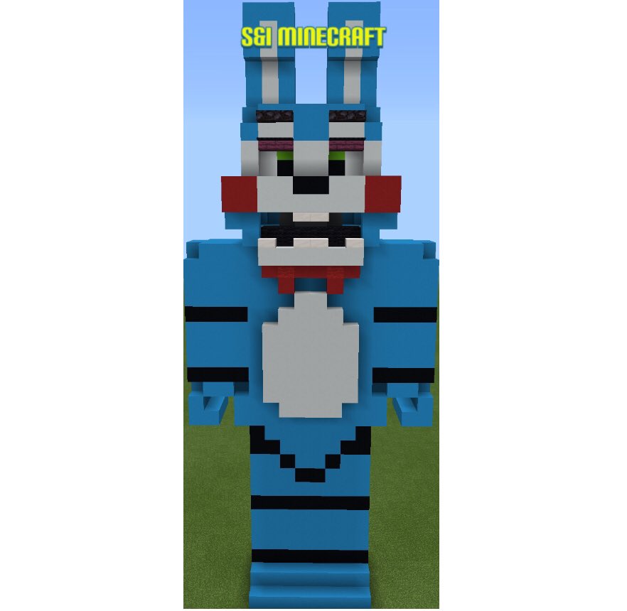 Fnaf 2 Toy Bonnie Minecraft Skin