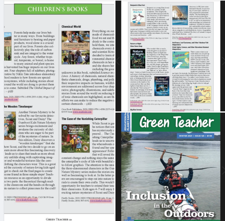 AnitaMiettunen's tweet photo. Thanks to #EnviroEd expert Annely So for her write up in the Winter 2021 edition @GreenTeacherMag about #BigBlueForever, my #kidlit #PictureBook @RedDeerPress about the #bluewhale skeleton at @beatymuseum. Happy to see writer friends @SueSumac and @rowena_rae included too! 🐋📚 https://t.co/QYKDjIlMxh