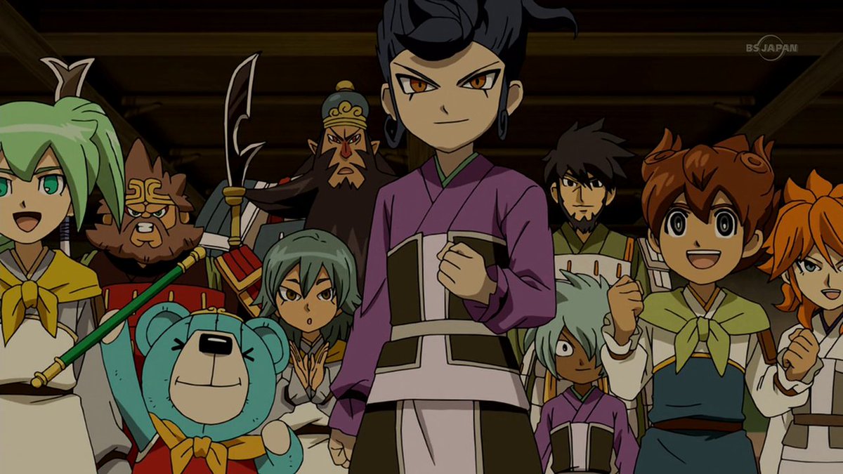 cheering for kyousuke..but also look at the kariya in the background