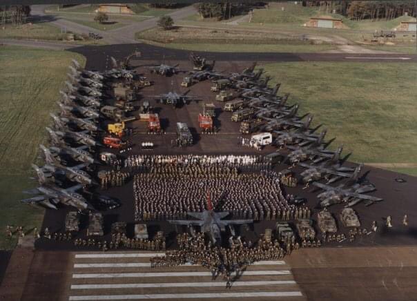 JohnChappell17's tweet photo. 30 years on remembering all RAF personnel from RAF Laarbruch who supported Operation GRANBY at the start of the air campaign on 17 January 1991 especially those aircrew who were killed on operations to liberate Kuwait. https://t.co/4Jsw9sYO1u