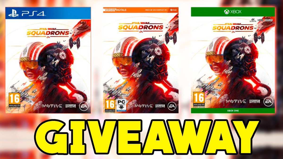 swbfknight's tweet image. Let me buy Star Wars: Squadrons for someone who needs it. 

Just RETWEET this tweet, reply with your platform and follow or be following! 

Winner announced Tuesday night!