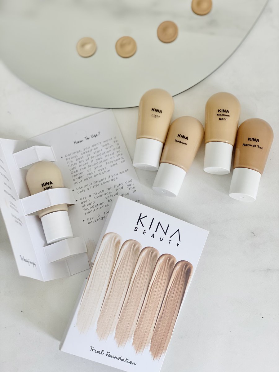Happy weekend semua!!
Tak pasti mana satu shade yang tepat untuk kulit anda? Jom cuba foundation kami dengan membeli Trial Foundation. Yang pasti muraaahhh RM12 sahaja setiap satu!

Pembelian menerusi laman web : kinabeauty.com.my

#KinaBeautyHQ