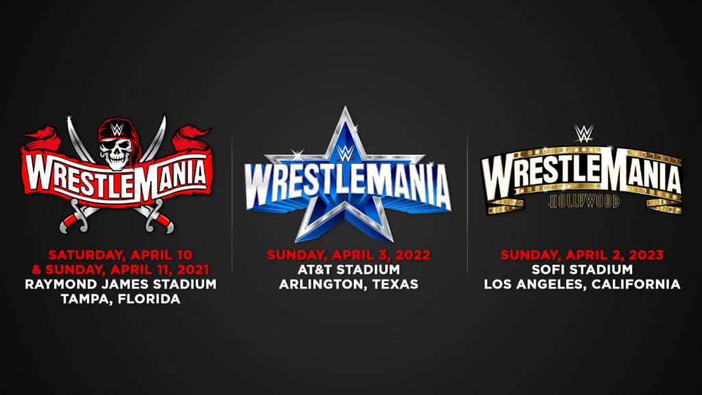 WWE Announces Locations For WrestleMania 37, 38 and 39 WWE Announces Locations For WrestleMania 37, 38 and 39