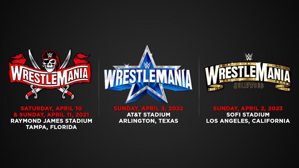 WWE Announces Locations For WrestleMania 37, 38 and 39